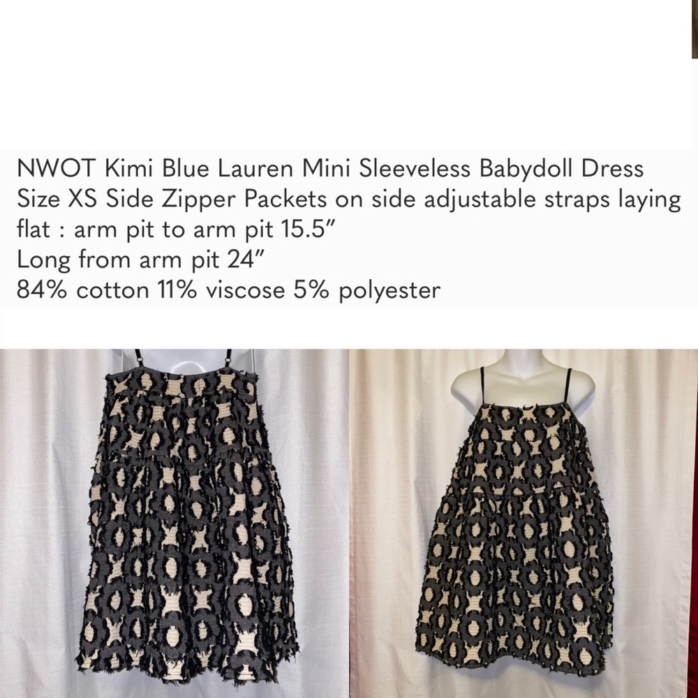 KIMCHI BLUE Urban Outfitters Lauren Mini Babydoll dress size XS - Picture 12 of 16
